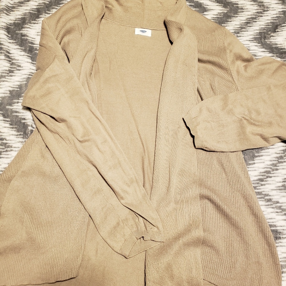 Old Navy Women's Plus Size Cream Cardigan